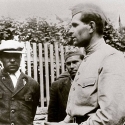 Josef Serinek (vlevo), který uprchl z letského tábora, se stal jedním z prvních organizátorů partyzánských oddílů na Českomoravské vysočině