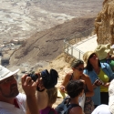 Exkurze účastníků semináře na Masadu