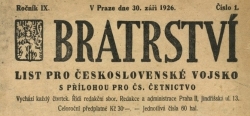 Bratrství - List pro československé vojsko