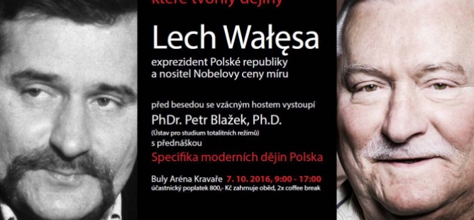 Lech Wałęsa - beseda s učiteli
