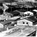 celkový pohled na hodonínský tzv. cikánský tábor, asi 1943