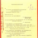 první strana prováděcí směrnice tzv. osvětimského výnosu vůdce SS Heinricha Himmlera, nařizujícího transporty “cikánských míšenců, Romů-Cikánů a balkánských Cikánů” do KT Auschwitz-Birkenau, Berlín 29.1.1943