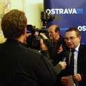 Ministr školství Josef Dobeš v rozhovoru s novináři