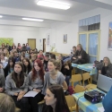 Přednáška "Spravedlivý mezi národy" pro studenty Jazykového gymnázia Pavla Tigrida