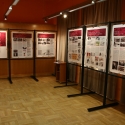 pohled do expozice v Českém centru ve Varšavě