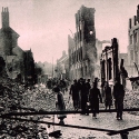 Výsledky německého bombardování