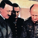 Adolf Hitler, polní maršál Wilhelm Keitel a generál Alfred Jodl