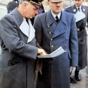Hitler a Ribbentrop při podpisu francouzské kapitulace (Marcel Mahdal)