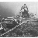 Postup německých tankových jednotek (Marcel Mahdal)