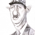 Charles de Gaulle (karikatura); Jan Zajíc