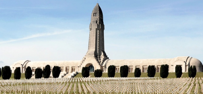 Sto let od bitvy u Verdunu. Památce obětí se poklonili Hollande, Merkelová a tisíce lidí