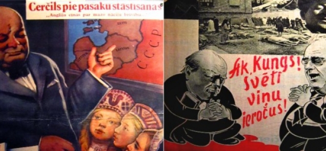 Nacistická válečná propaganda v Lotyšsku - Pracovní list