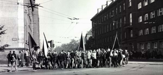 Demokratizační proces v Ostravě v roce 1968 a jeho násilné potlačení 