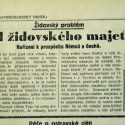 "17 miliard židovského majetku u nás" - Moravskoslezský deník-16.03. 1939