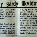 "Gajdovy gardy likvidovány"- Moravský deník- 23.03. 1939