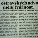 "Třída ostravských advokátů mění tvářnost"-Denní noviny-20.03. 1939