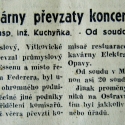 "Vítkovické železárny převzaty koncernem Kruppovým" -Moravské slovo-18.03. 1939