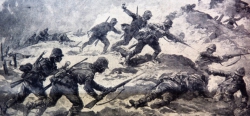 Novinové ilustrace z bojišť I. světové války (1918) 