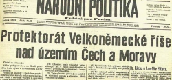 Výnos o zřízení Protektorátu Čechy a Morava (16. 3. 1939)