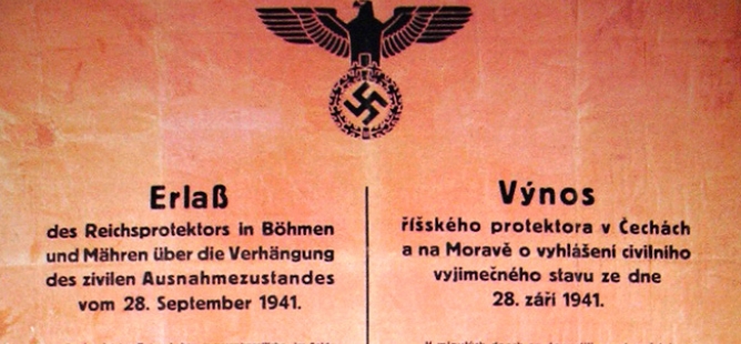 Výjimečný stav po nástupu Reinharda Heydricha do vedení Protektorátu  (28. 9. 1941)