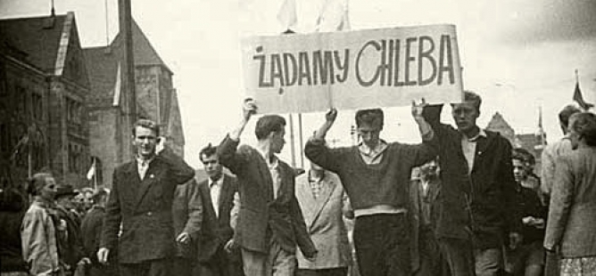 Reflexe protestů v Poznani 1956 v československém tisku