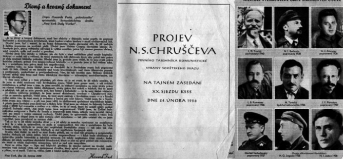 Projev N. S. Chruščova z roku 1956 - exilový tisk 