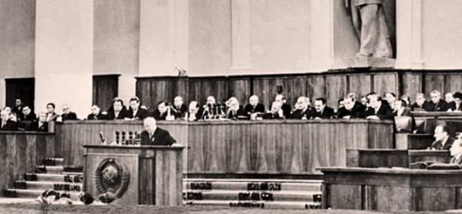 Tajný projev N. S. Chruščova na XX. sjezdu KSSS o kultu osobnosti J. V. Stalina (25.2.1956)