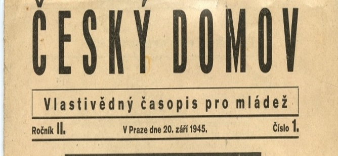 Český domov, 20. 9. 1945