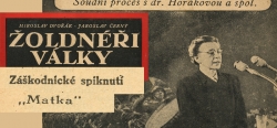 Milada Horáková a tzv. záškodnické spiknutí v propagandistické knize "Žoldnéři války"