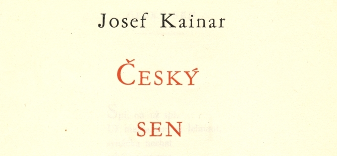 Josef Kainar - Český sen