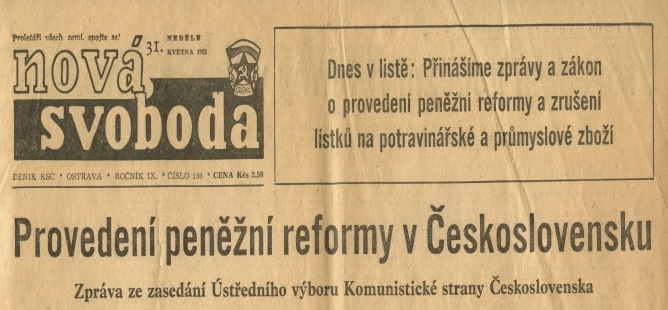 Nová svoboda, 31. 5. 1953
